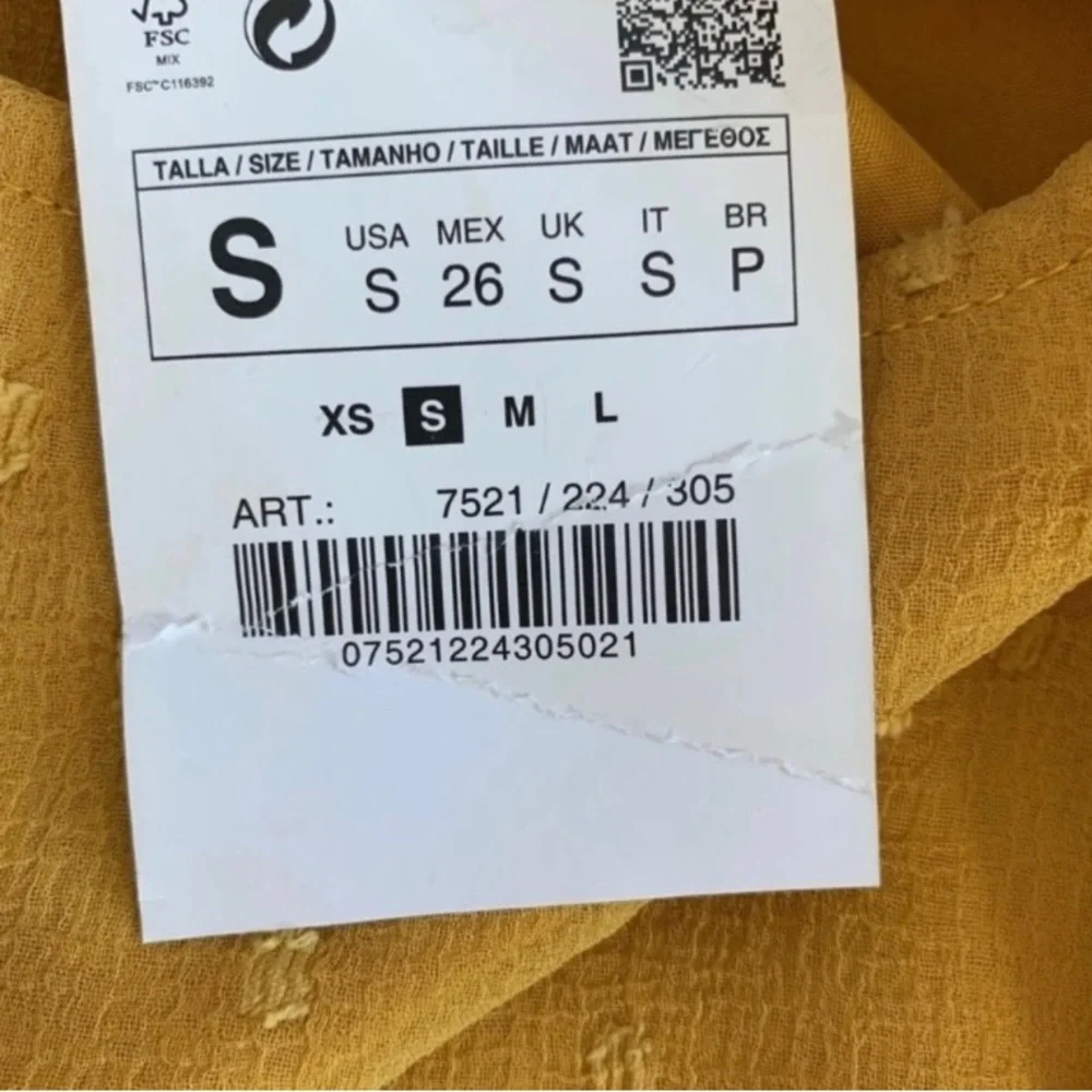 Zara Basic Collection Dress Sz S